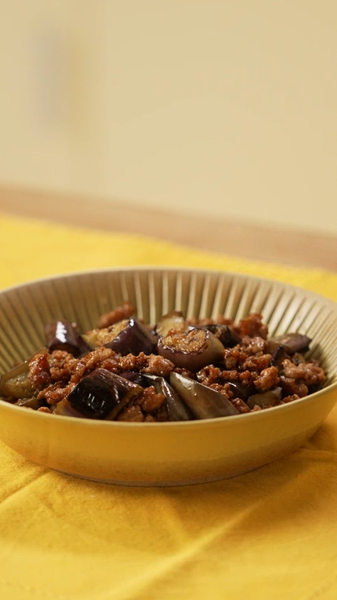 Eggplant with Giniling