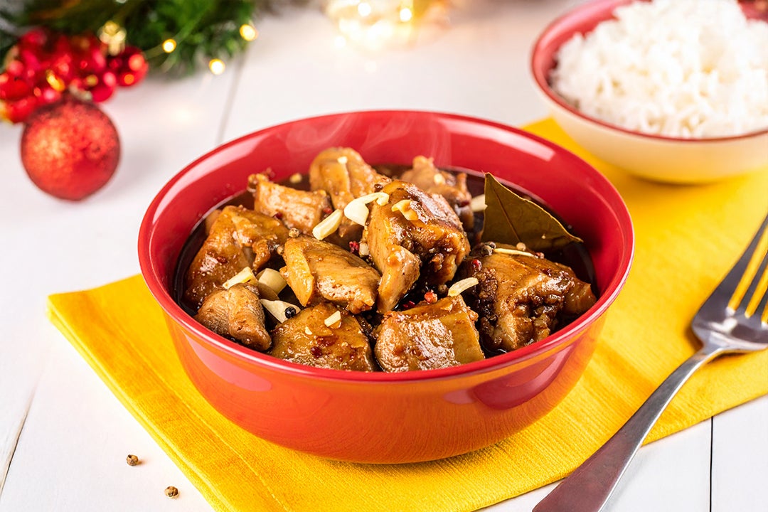 Chicken Pork Adobo with Pineapple