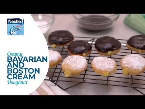 Preview image for the external video "Creamy Bavarian Doughnut".