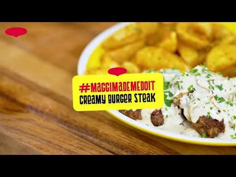 Preview image for the external video "Creamy Burger Steak".