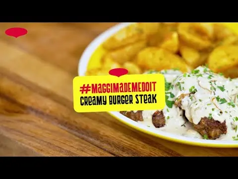 Preview image for the external video "Creamy Burger Steak".