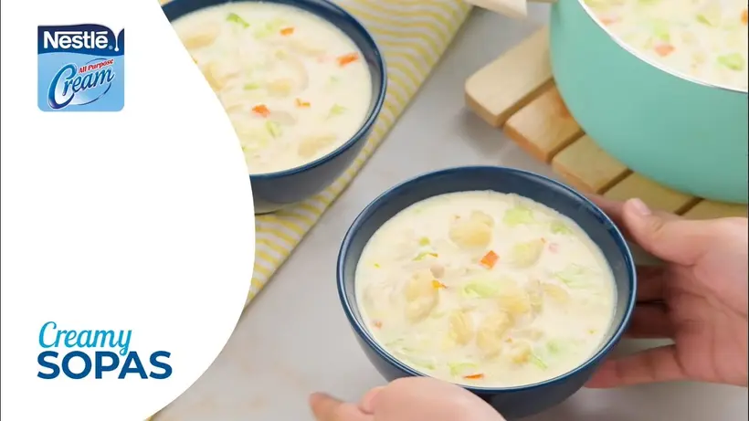 Preview image for the external video "Creamy Chicken Sopas".