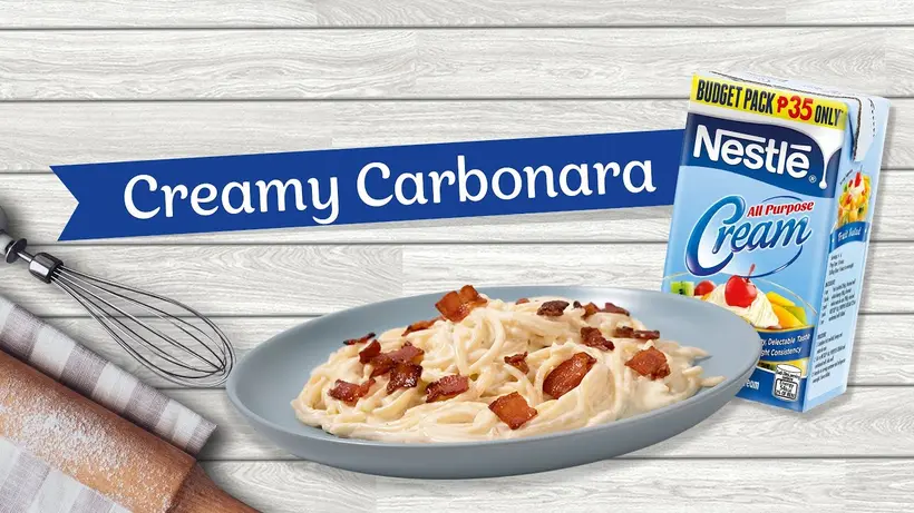 Preview image for the external video "Creamy Carbonara".
