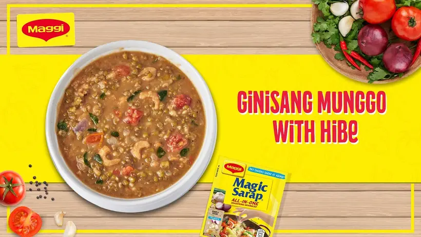 Preview image for the external video "MAGGI Recipe | Ginisang Munggo with Hibe".