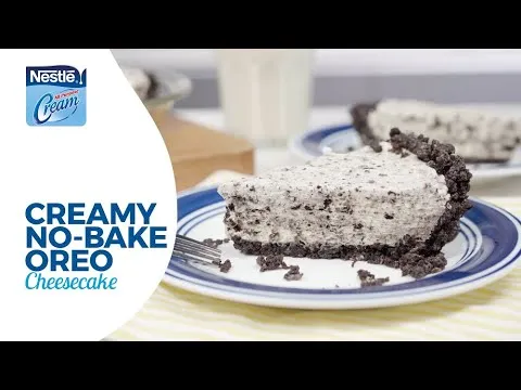 Preview image for the external video "Creamy No-Bake Oreo Cheesecake".