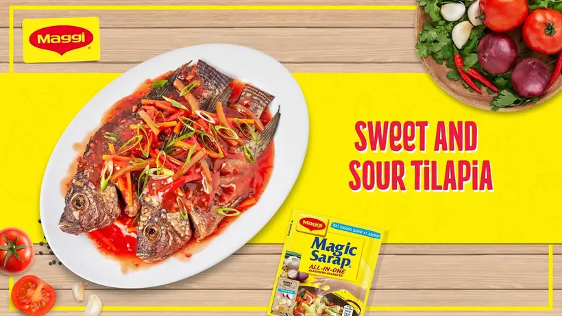 Preview image for the external video "MAGGI Recipe | Sweet and Sour Tilapia".