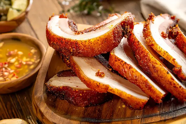 Mini Crispy Lechon Belly Roll