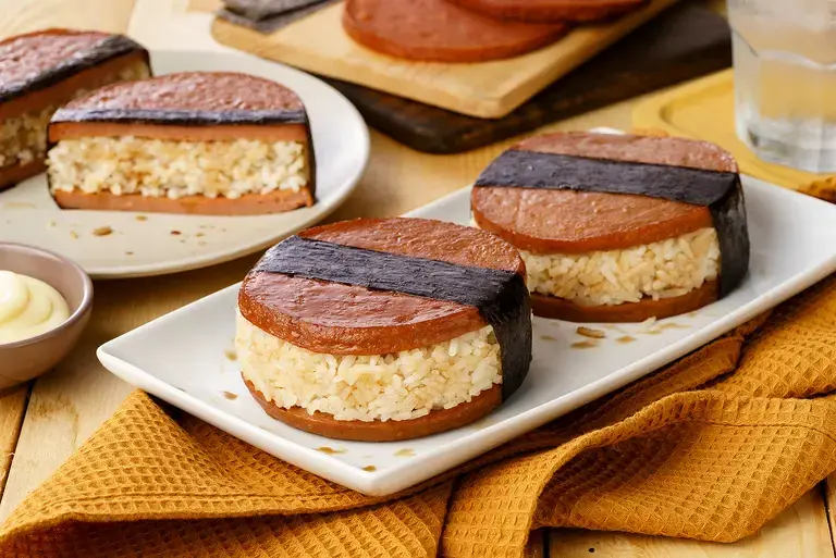 Musubi-style Meat Loaf and Rice