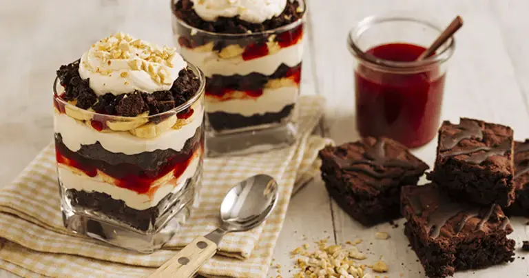 Golly Goodness Banana Split Trifle
