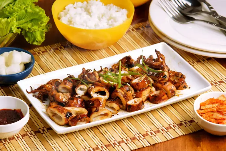 Korean-inspired Grilled Squid