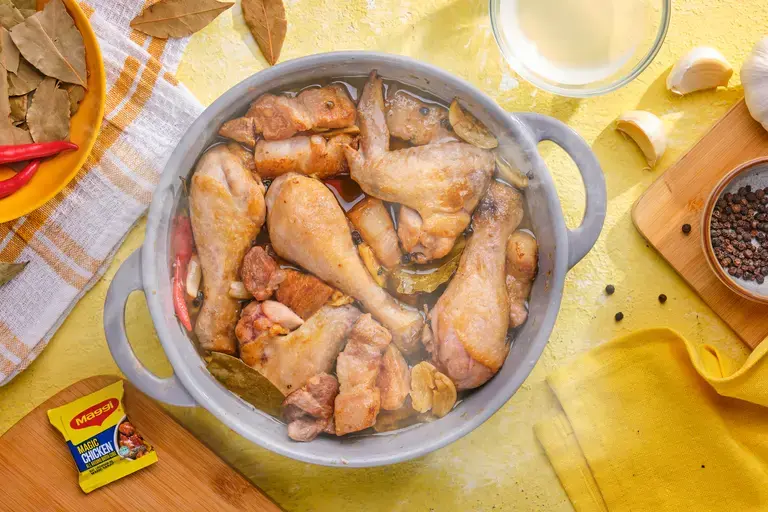 Chicken and Pork Adobong Puti