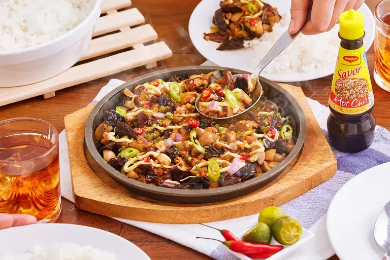 Savorventure Mushroom Sisig