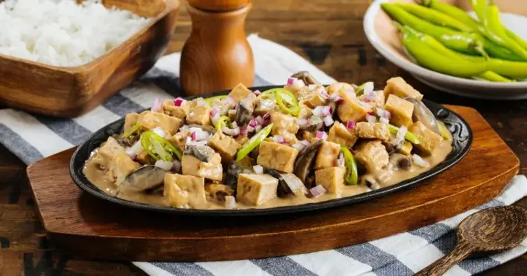 Creamy Tokwa't Mushroom Adobo