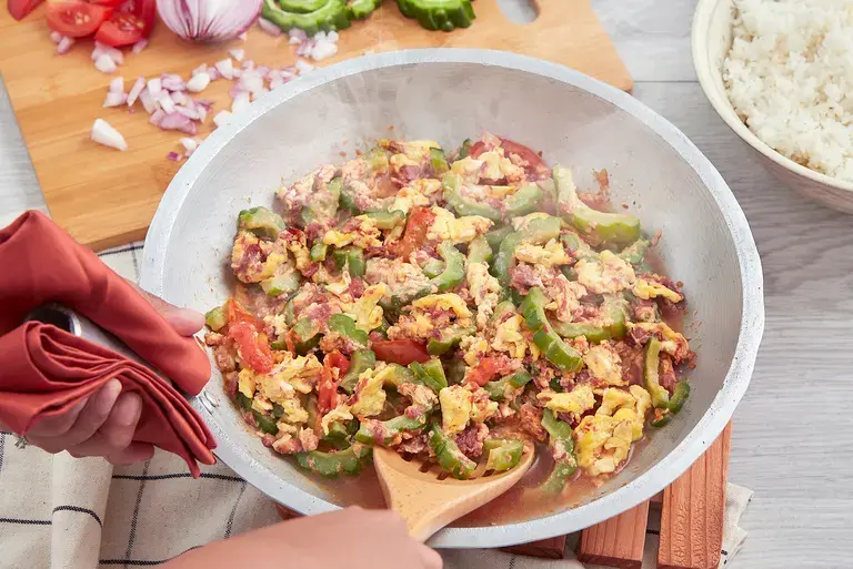 All-in-Onederful Ginisang Ampalaya at Corned Beef