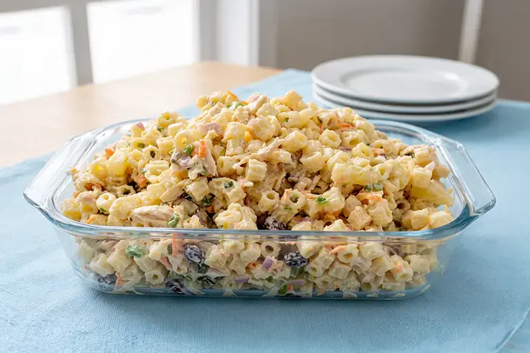 Savory Chicken Macaroni Salad