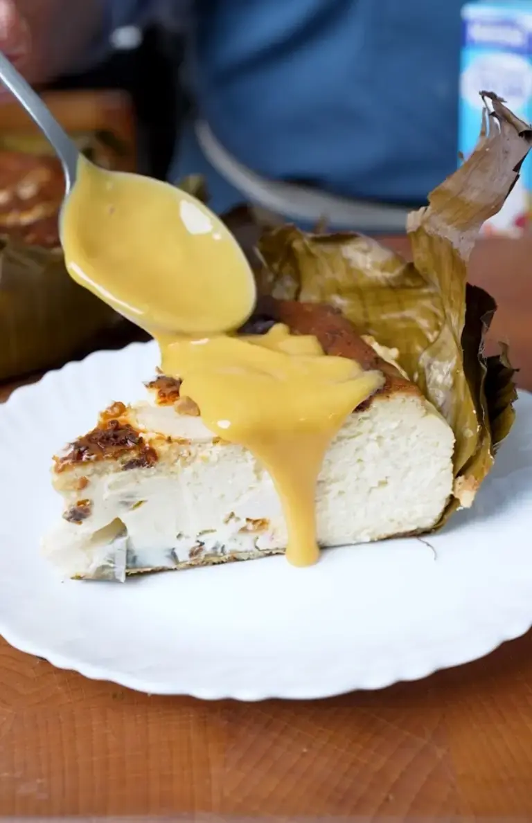 Bibingka-Style Basque Cheesecake