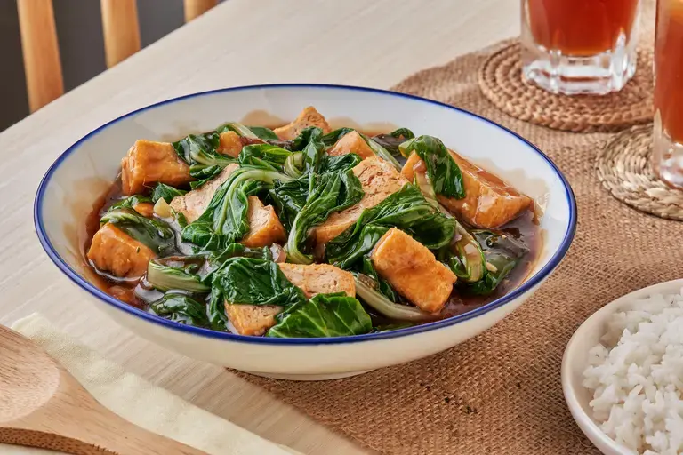 Ginisang Pechay at Tofu