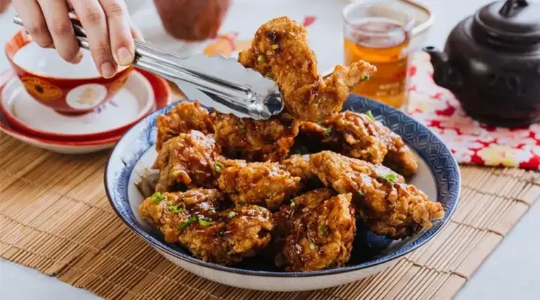 Ginger and Spring Onion Chicken Wings
