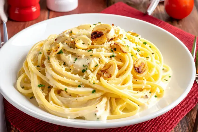 Creamy Garlic and Cheese Pasta