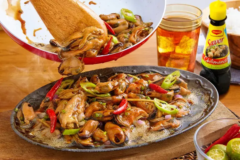 Savorventure Tahong Sisig