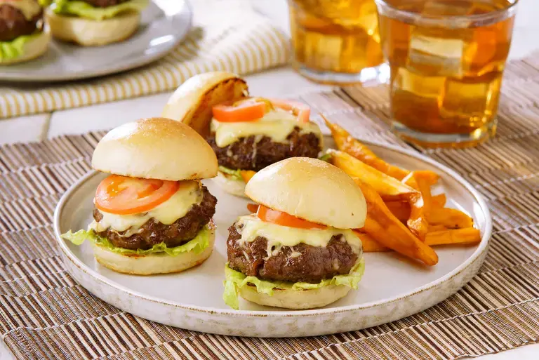 Grilled Mini Burgers