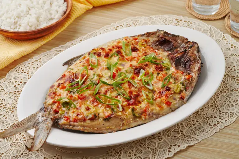 Baked Cheesy Bangus