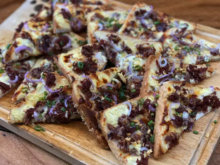 Corned Beef White Pizza