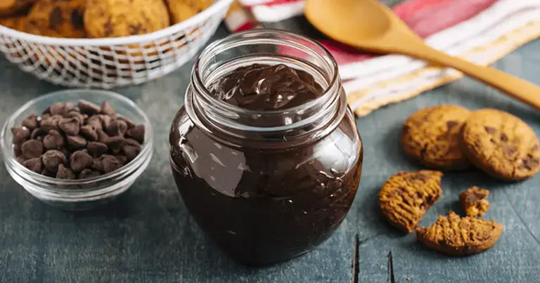 Chocolate Fudge in a jar