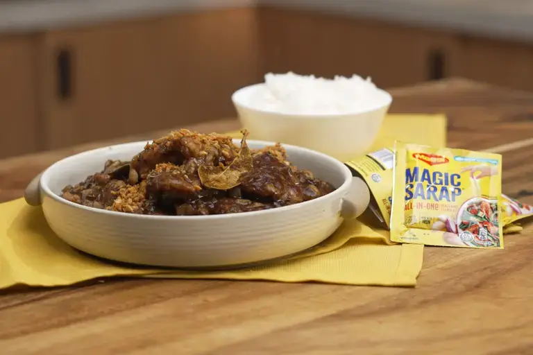 Adobong Manok with Liver Sauce