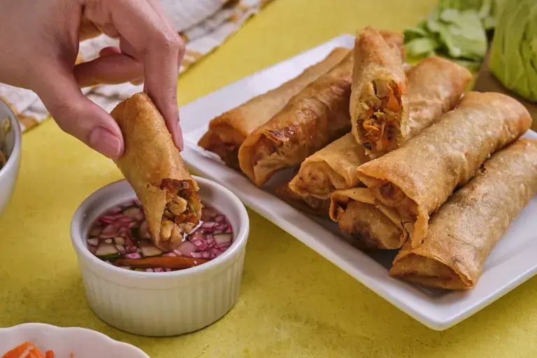 Fried Lumpiang Gulay