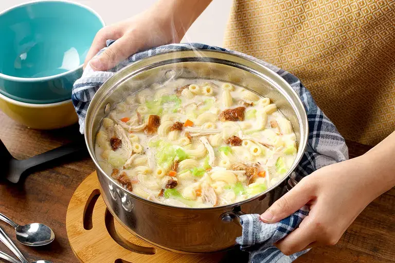 Sopas with Lechong Manok