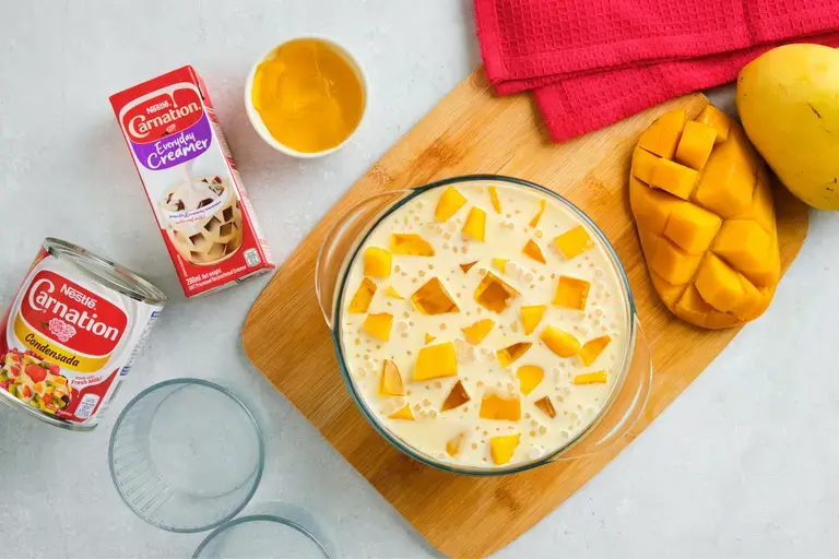 Mango Sago and Jelly Salad