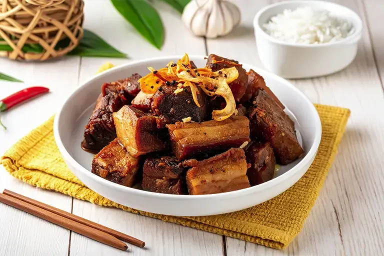 Visayas-style Pork Adobong Puti