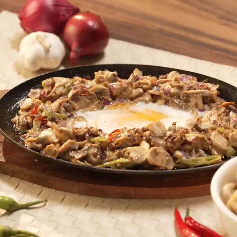 Mushroom Sisig