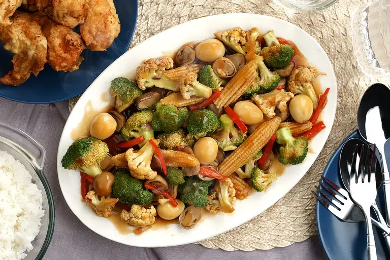 Oyster Mixed Vegetables