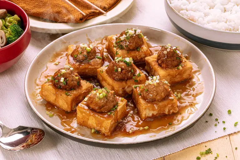 Oystar Stuffed Tofu