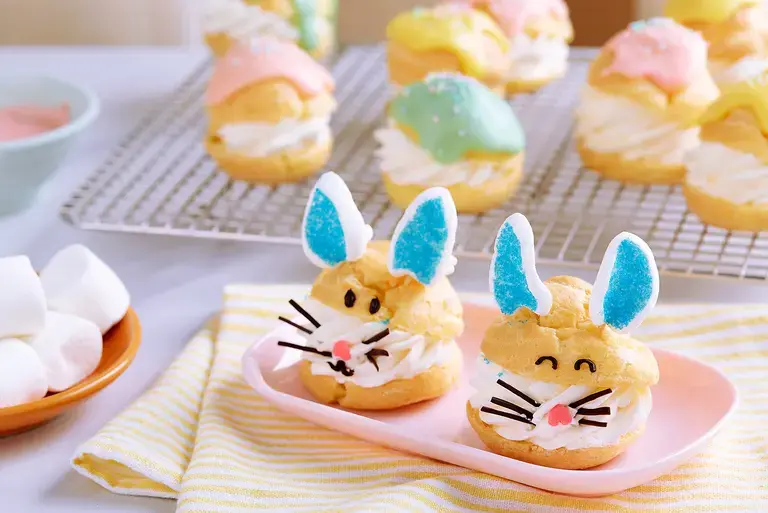 Easy Bunny Cream Puffs