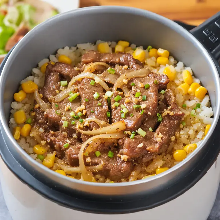 Easy Beef Gyudon Rice
