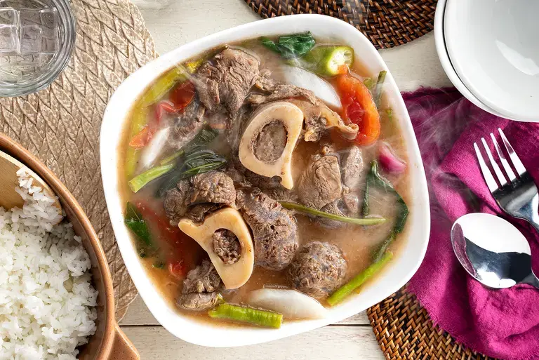 Magical Sinigang na Bulalo with Gabi