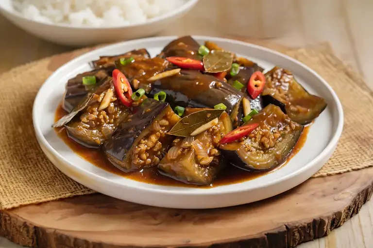 Gensan-style Adobong Talong