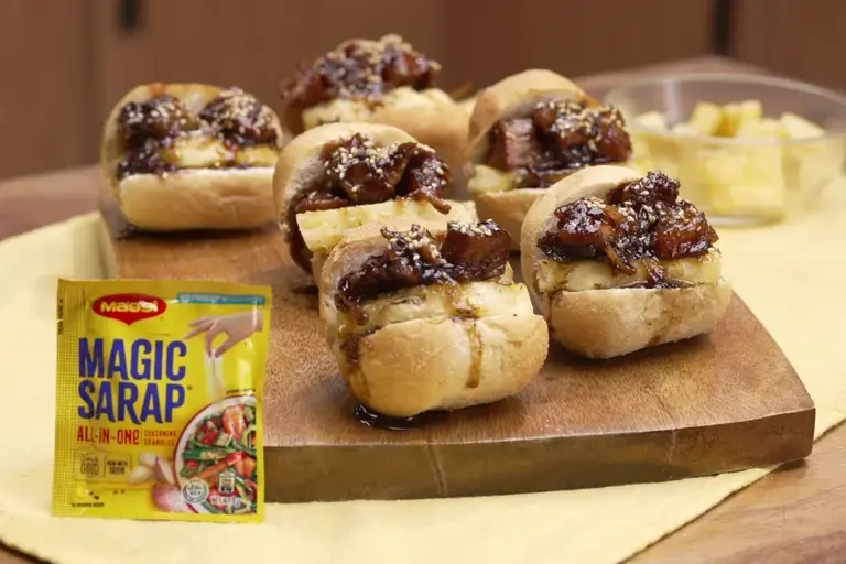 Christmas Pork Hamonado Slider