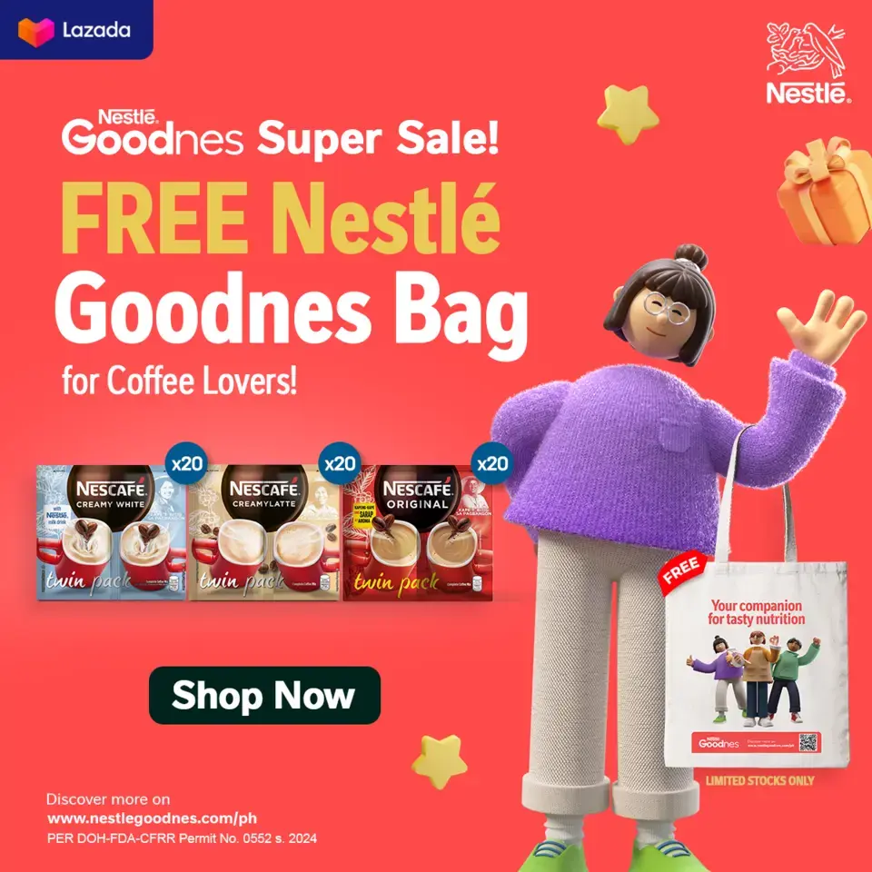 FREE Goodnes Bag for Coffee Lovers (Lazada)