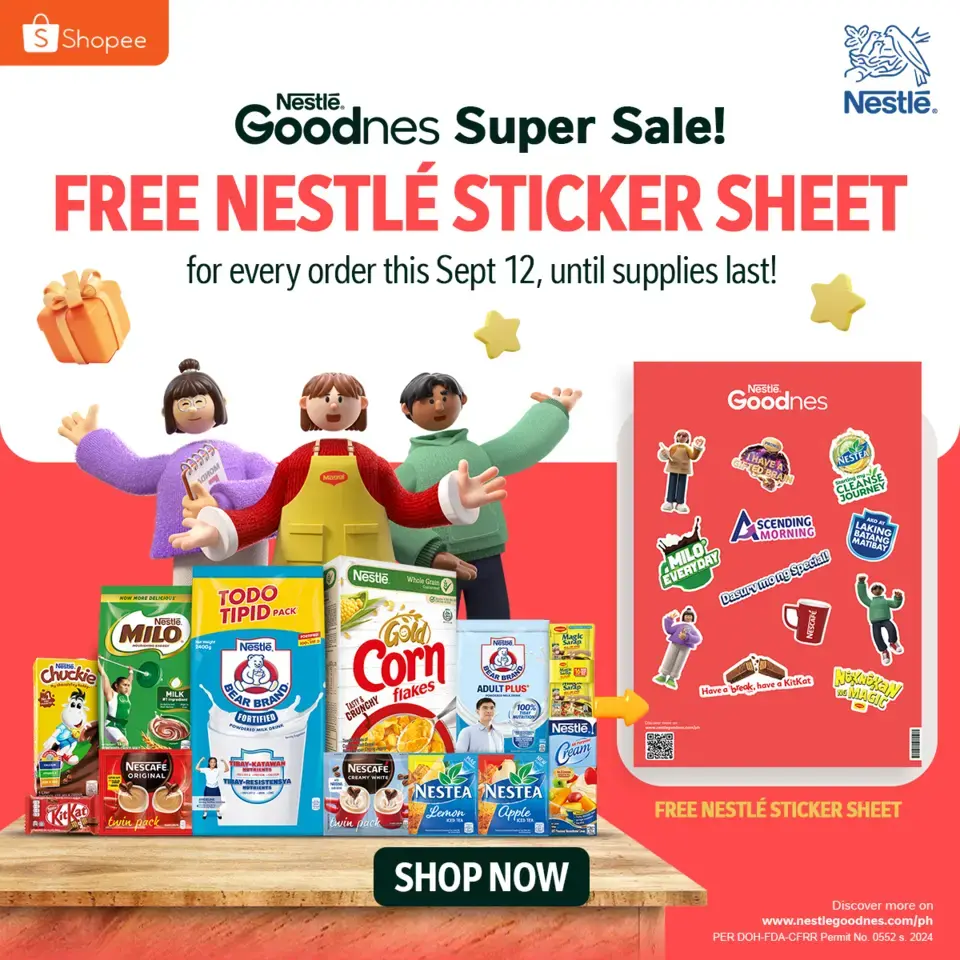 FREE Goodnes Stickers (Shopee)