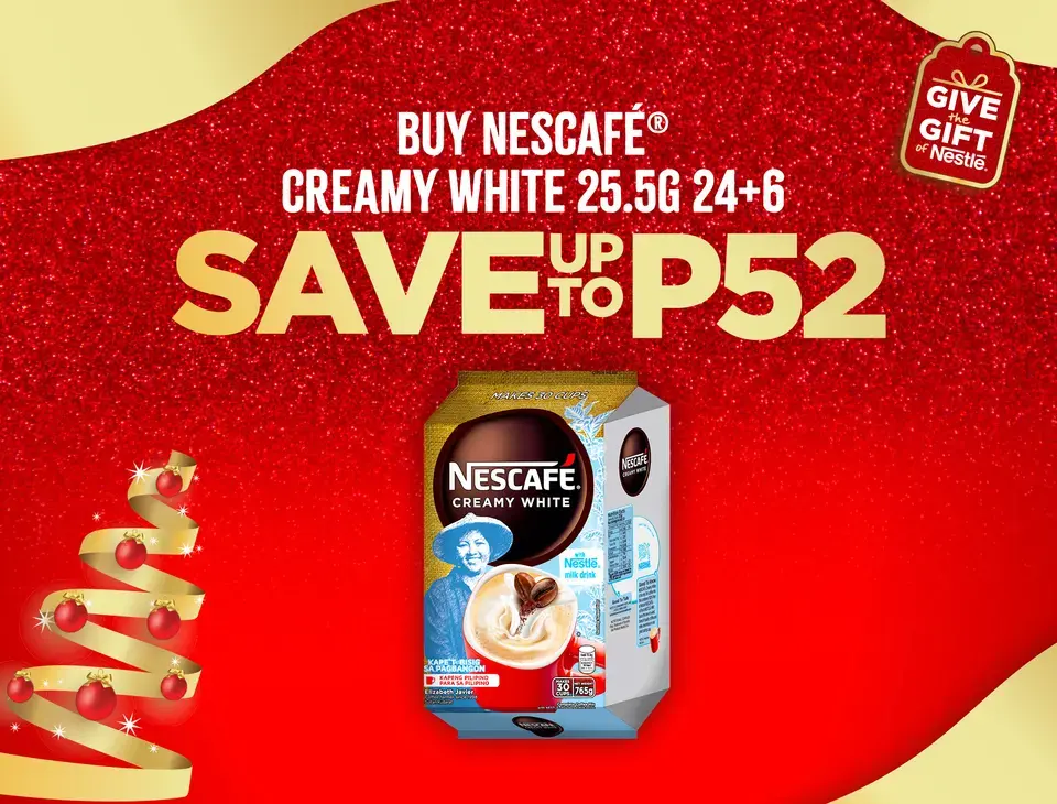 Nescafe Creamy White 25.5g 24+6