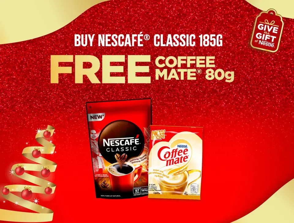 Nescafe Classic 185g Free Coffee Mate 80g