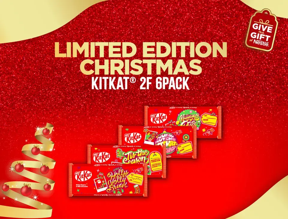 KITKAT 2F 6Pack Christmas Sleeving