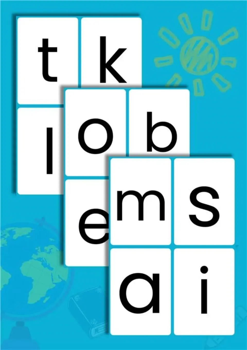 Marungko Flashcards without Phonetic Symbols