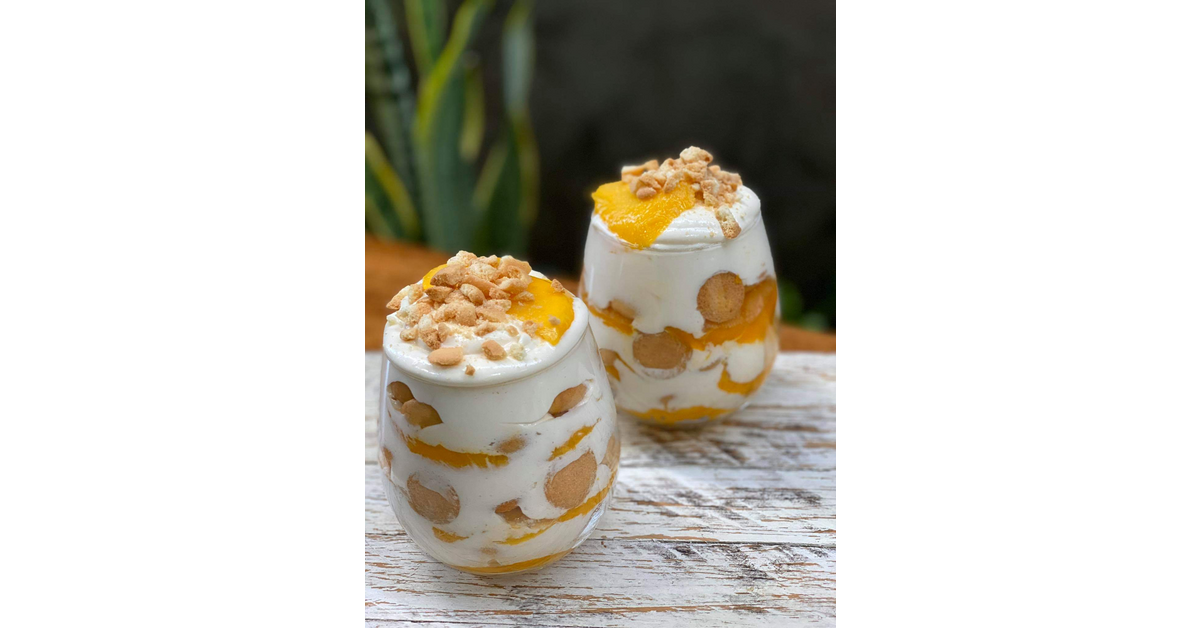 Creamy Mango and Eggnog Cookies Cups | Goodnes