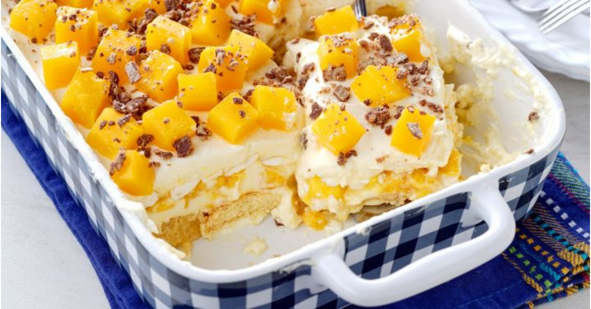 Mango Meringue Ref Cake (Party Size) | Goodnes