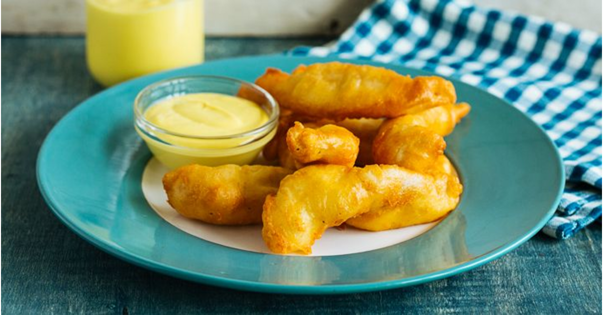 Crispy Chicken Tasty Tenders with Creamy Mustard Dip | Goodnes